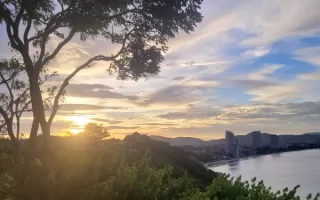 שקיעה מהר הקופים