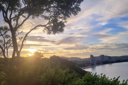 שקיעה מהר הקופים